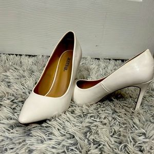 White elegant heel